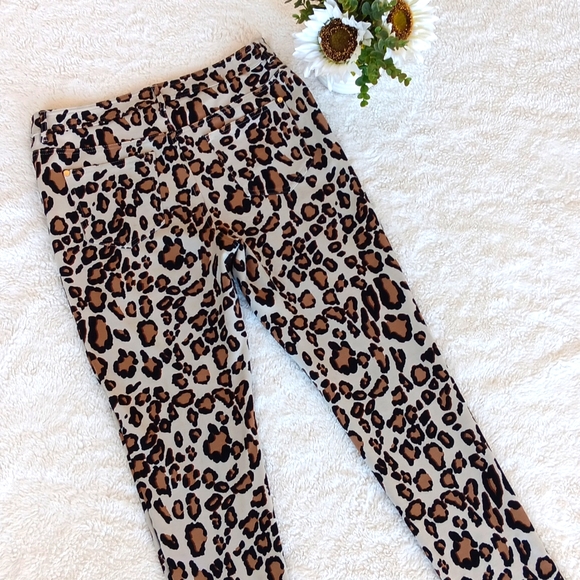 Chico's So Slimming leopard Girlfriend skinny anklepants - Picture 3 of 11